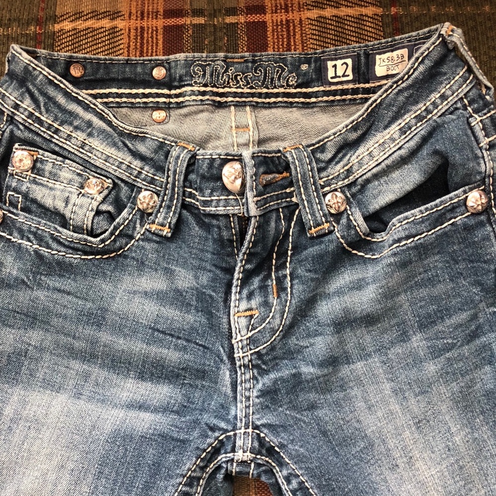 Girls size 12 Miss Me jeans